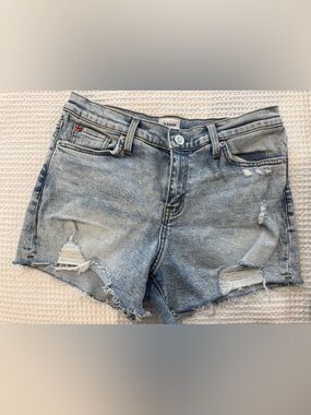 NWOT Hudson Light Wash Distressed Denim Cutoff Shorts